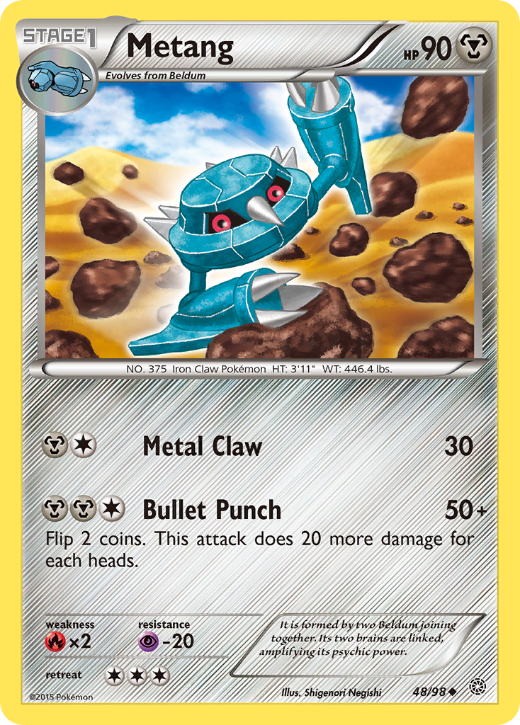 Metang (48/98) [XY: Ancient Origins] | Gamers Paradise