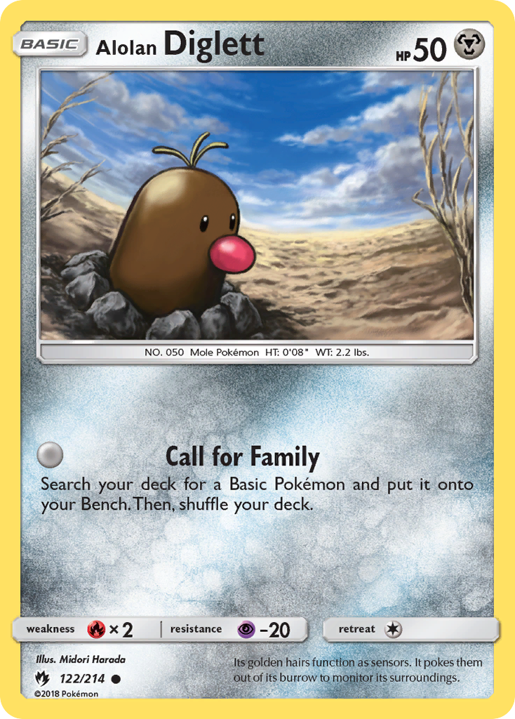 Alolan Diglett (122/214) [Sun & Moon: Lost Thunder] | Gamers Paradise