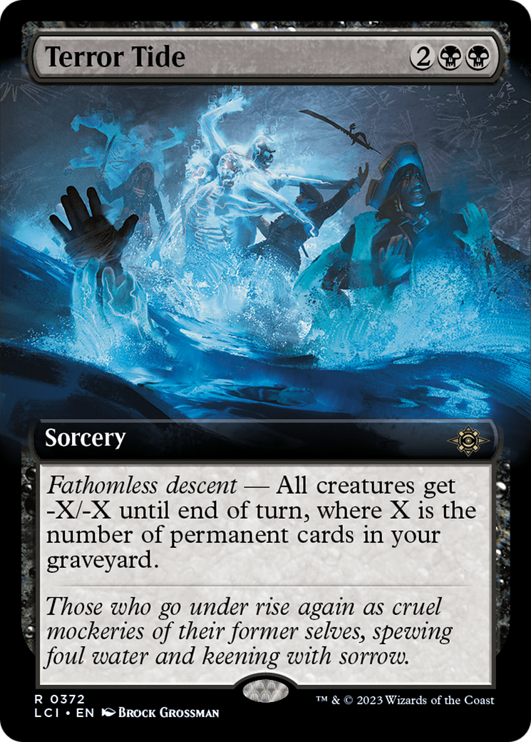 Terror Tide (Extended Art) [The Lost Caverns of Ixalan] | Gamers Paradise