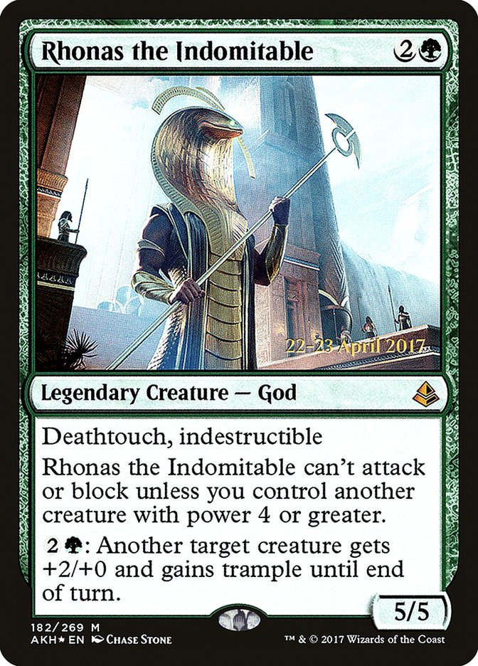 Rhonas the Indomitable [Amonkhet Prerelease Promos] | Gamers Paradise