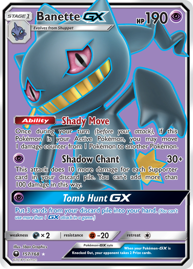 Banette GX (157/168) [Sun & Moon: Celestial Storm] | Gamers Paradise