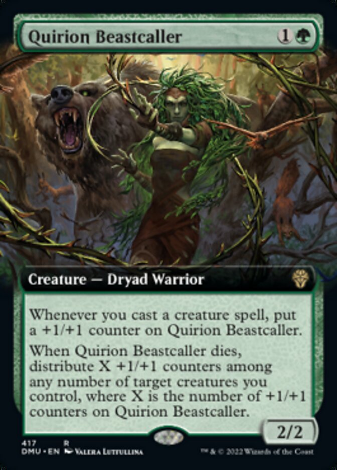 Quirion Beastcaller (Extended Art) [Dominaria United] | Gamers Paradise