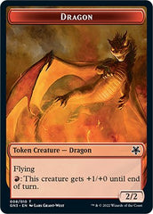 Dragon // Elf Warrior Double-Sided Token [Game Night: Free-for-All Tokens] | Gamers Paradise