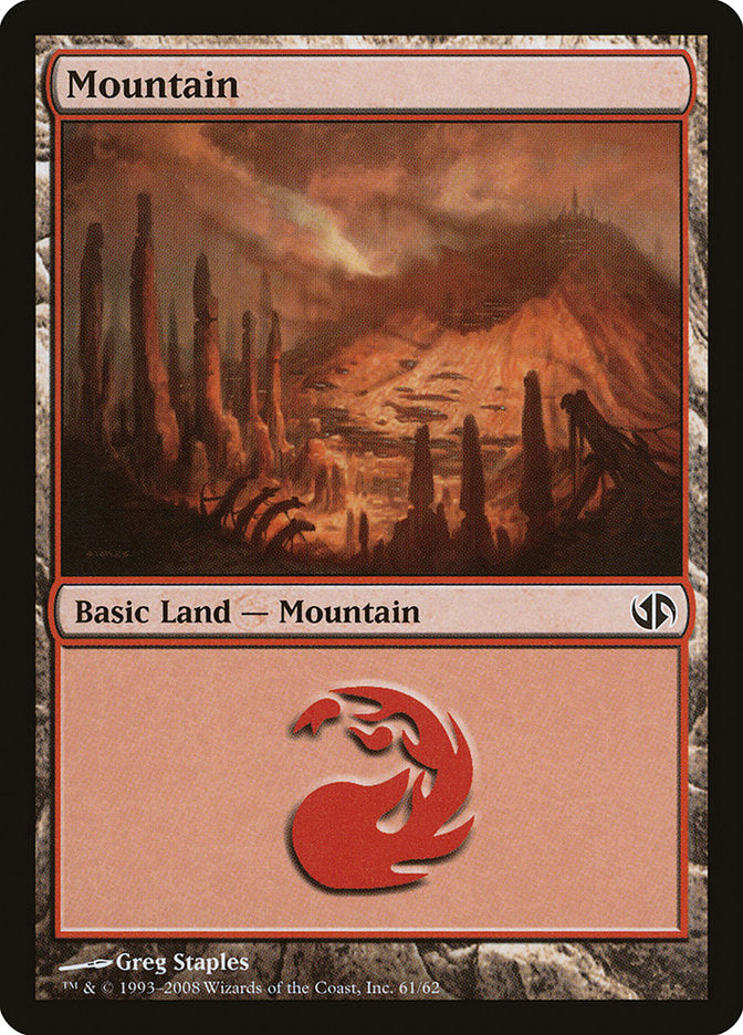 Mountain (61) [Duel Decks: Jace vs. Chandra] | Gamers Paradise