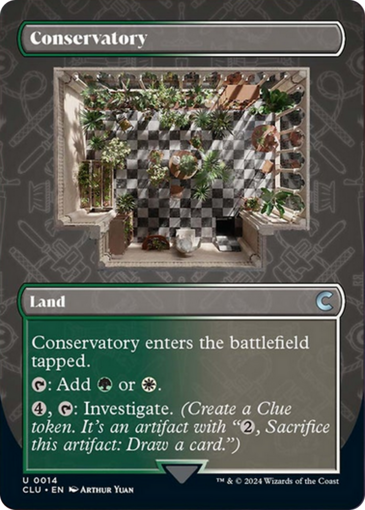 Conservatory (Borderless) [Ravnica: Clue Edition] | Gamers Paradise