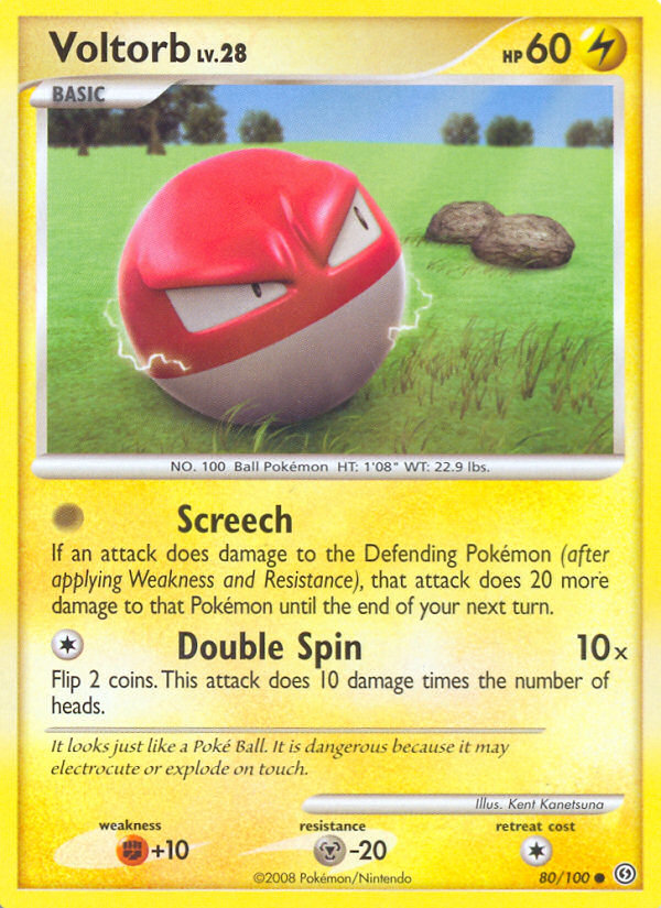 Voltorb (80/100) [Diamond & Pearl: Stormfront] | Gamers Paradise