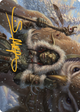 Owlbear Shepherd Art Card (Gold-Stamped Signature) [Commander Legends: Battle for Baldur's Gate Art Series] | Gamers Paradise