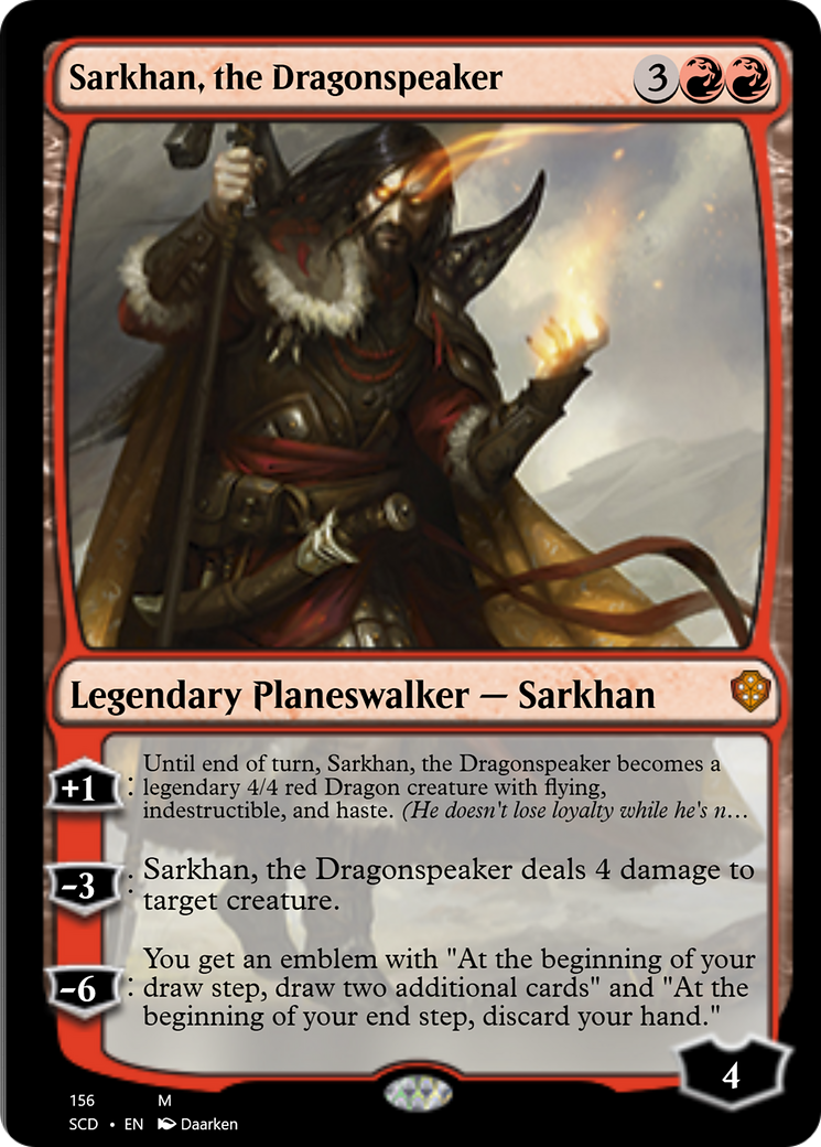 Sarkhan, the Dragonspeaker [Starter Commander Decks] | Gamers Paradise