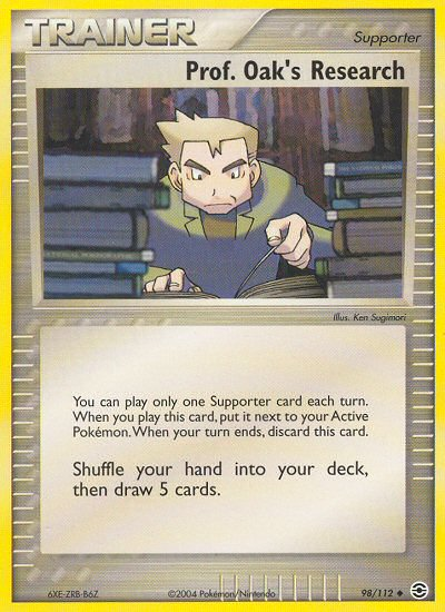 Prof. Oak's Research (98/112) [EX: FireRed & LeafGreen] | Gamers Paradise