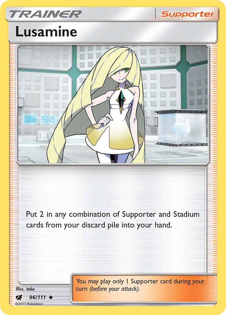 Lusamine (96/111) [Sun & Moon: Crimson Invasion] | Gamers Paradise