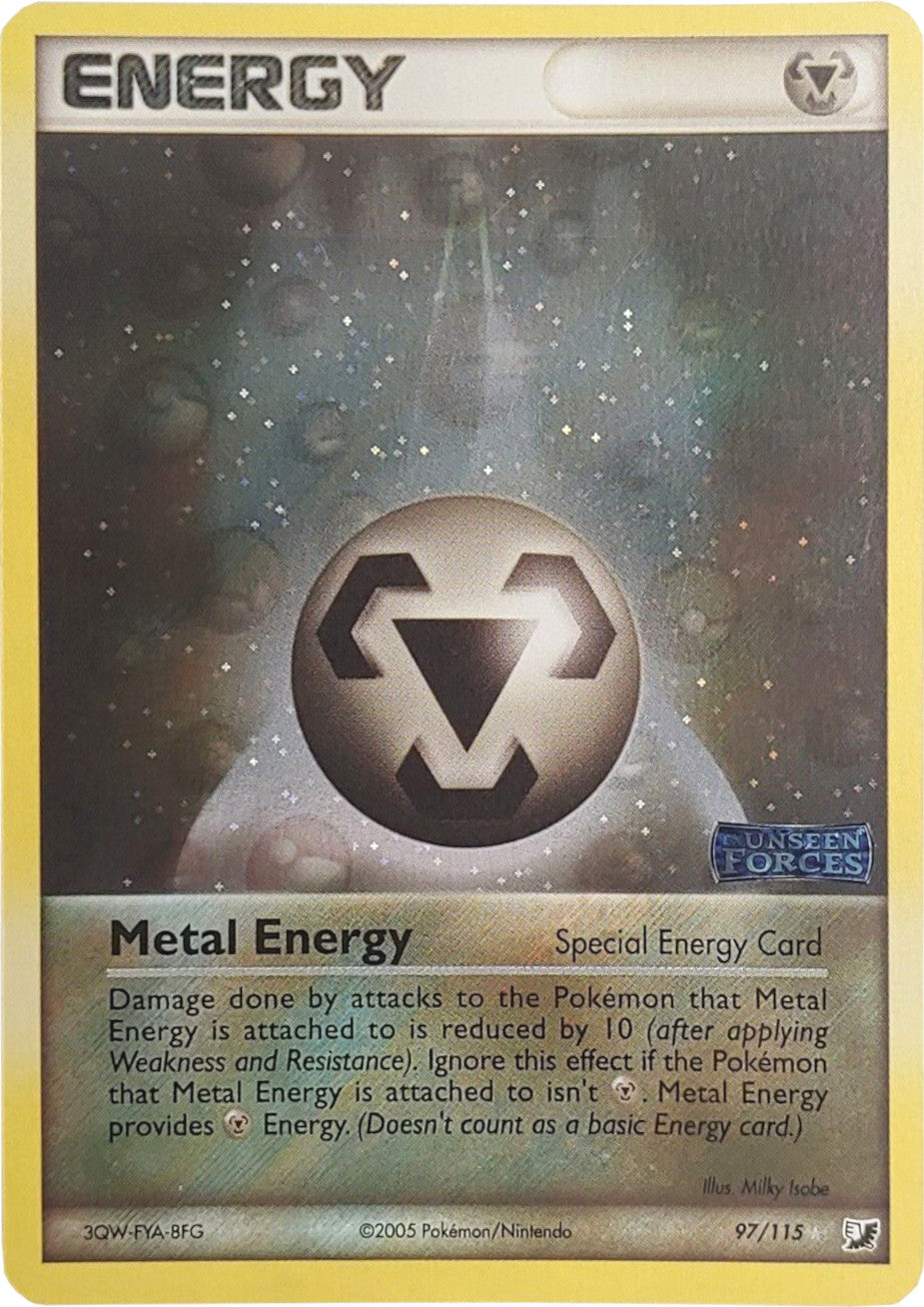 Metal Energy (97/115) (Stamped) [EX: Unseen Forces] | Gamers Paradise