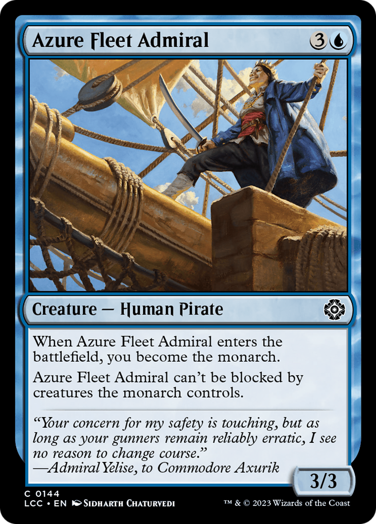 Azure Fleet Admiral [The Lost Caverns of Ixalan Commander] | Gamers Paradise