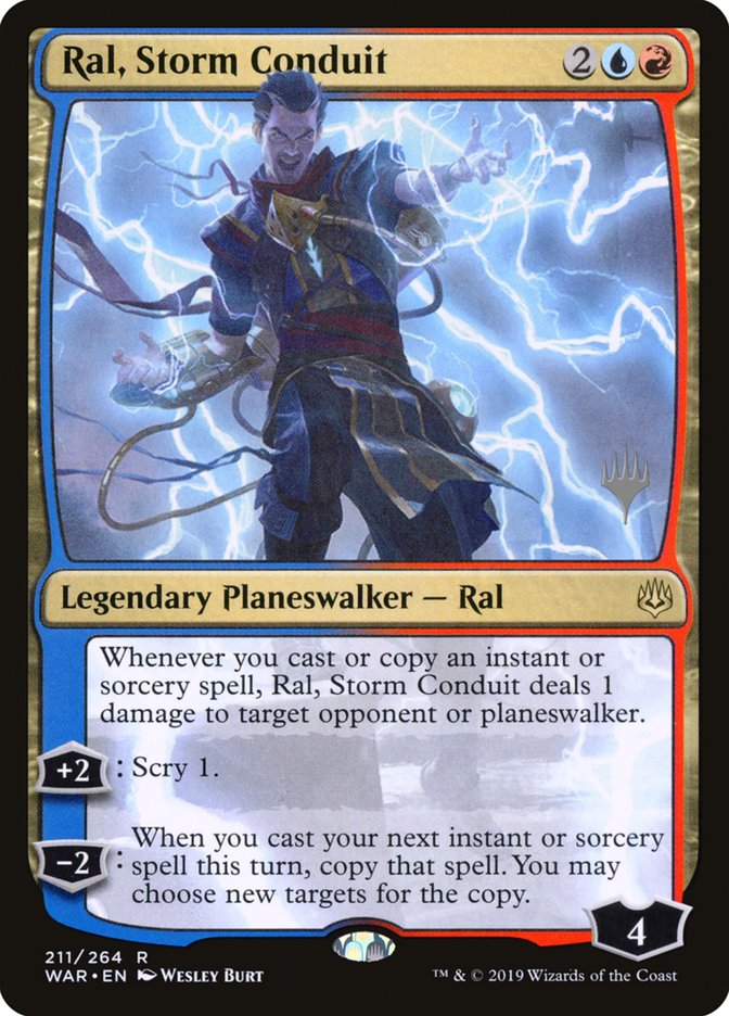 Ral, Storm Conduit (Promo Pack) [War of the Spark Promos] | Gamers Paradise