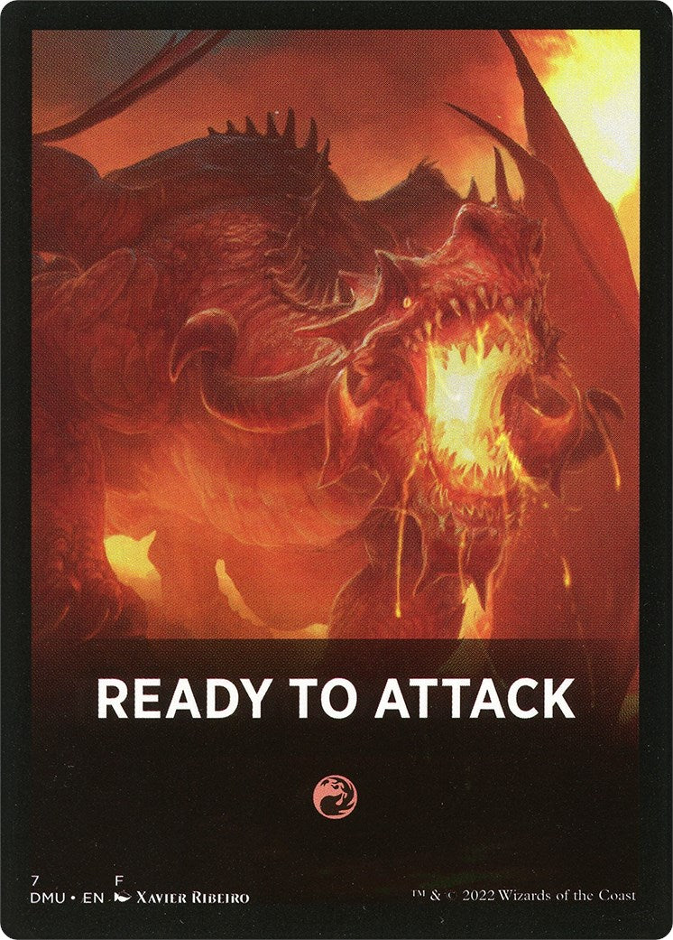 Ready to Attack Theme Card [Dominaria United Tokens] | Gamers Paradise