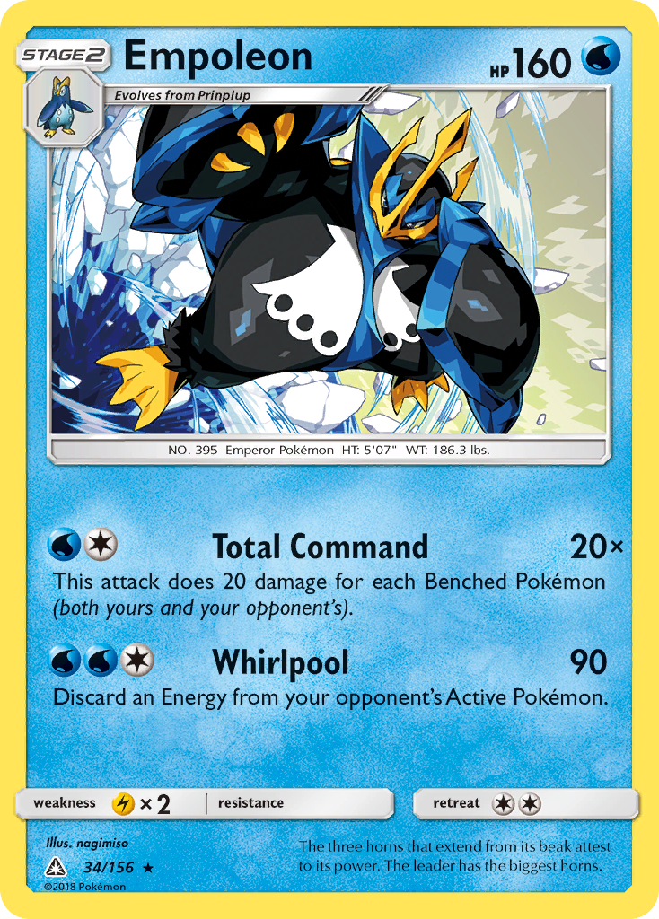 Empoleon (34/156) [Sun & Moon: Ultra Prism] | Gamers Paradise