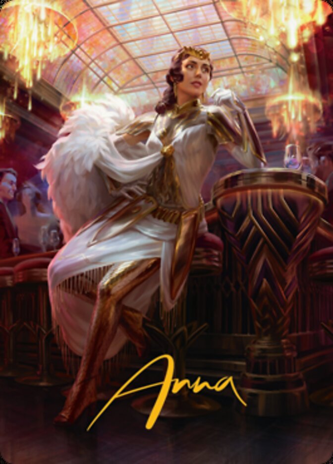 Elspeth Resplendent 1 Art Card (Gold-Stamped Signature) [Streets of New Capenna Art Series] | Gamers Paradise