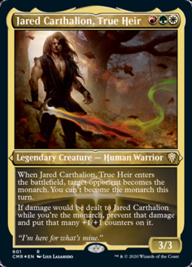 Jared Carthalion, True Heir (Etched) [Commander Legends] | Gamers Paradise