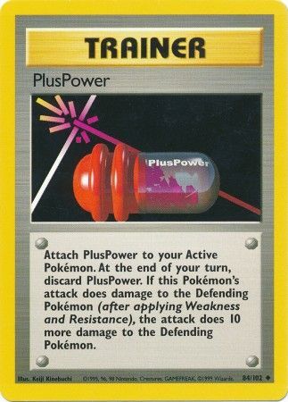 PlusPower (84/102) [Base Set Unlimited] | Gamers Paradise