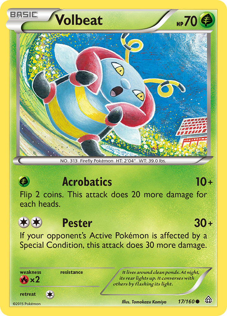 Volbeat (17/160) [XY: Primal Clash] | Gamers Paradise
