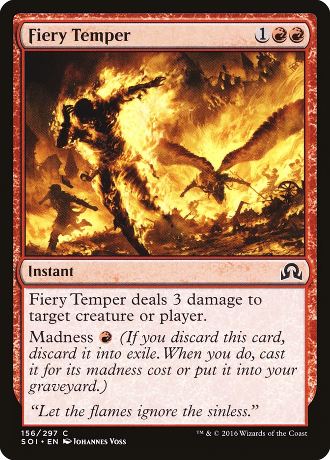 Fiery Temper [Shadows over Innistrad] | Gamers Paradise