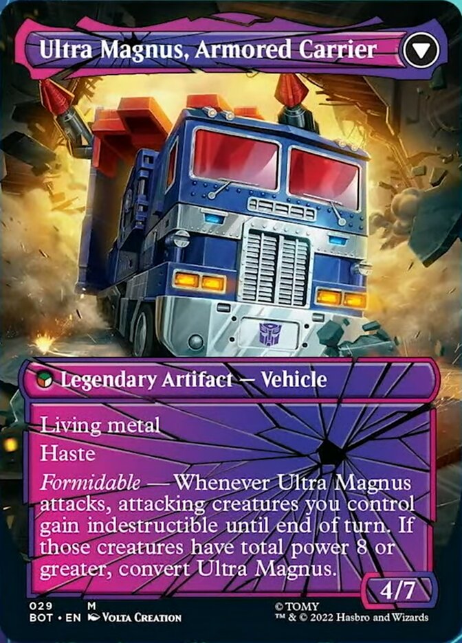 Ultra Magnus, Tactician // Ultra Magnus, Armored Carrier (Shattered Glass) [Universes Beyond: Transformers] | Gamers Paradise