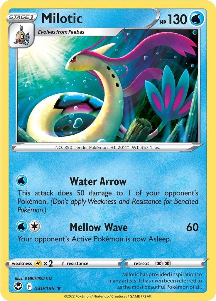 Milotic (040/195) [Sword & Shield: Silver Tempest] | Gamers Paradise