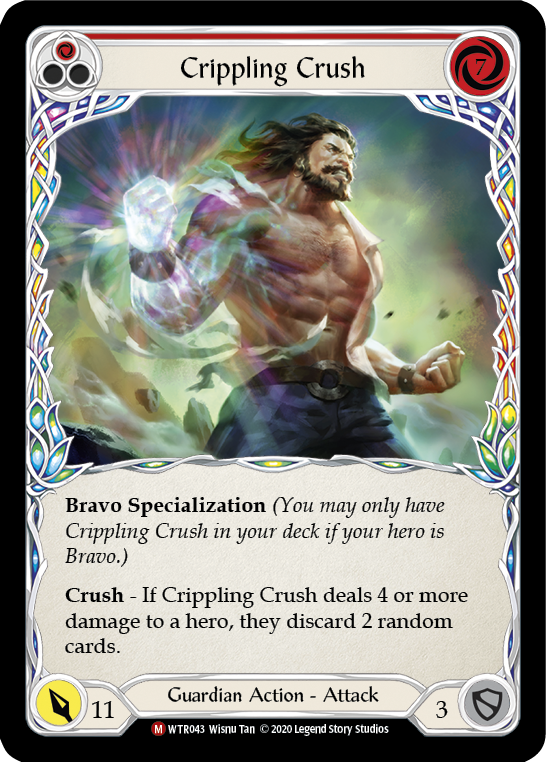 Crippling Crush [U-WTR043] (Welcome to Rathe Unlimited)  Unlimited Rainbow Foil | Gamers Paradise