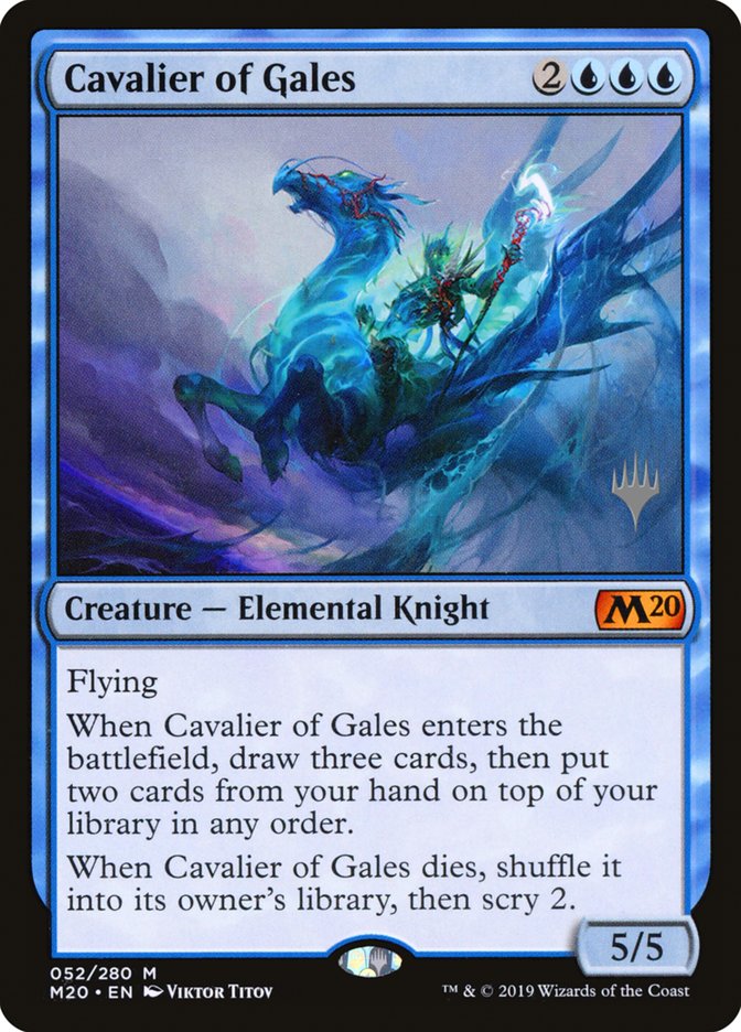 Cavalier of Gales (Promo Pack) [Core Set 2020 Promos] | Gamers Paradise
