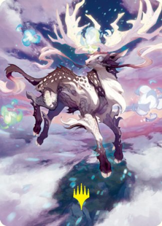 Hinata, Dawn-Crowned Art Card (Gold-Stamped Signature) [Kamigawa: Neon Dynasty Art Series] | Gamers Paradise