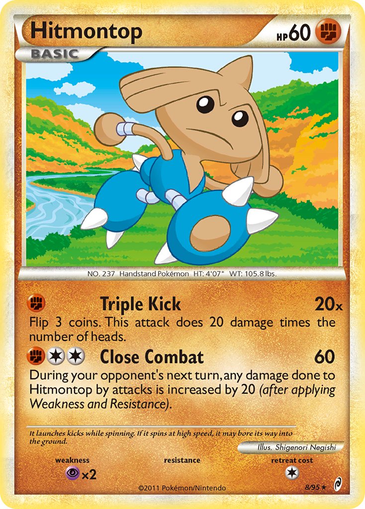 Hitmontop (8/95) (Theme Deck Exclusive) [HeartGold & SoulSilver: Call of Legends] | Gamers Paradise