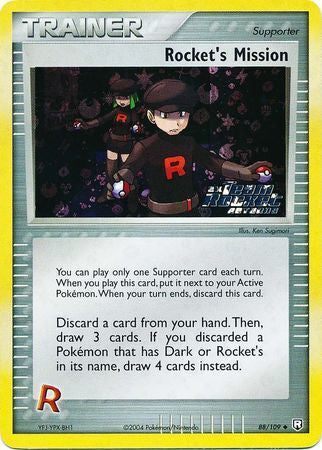 Rocket's Mission (88/109) (Stamped) [EX: Team Rocket Returns] | Gamers Paradise