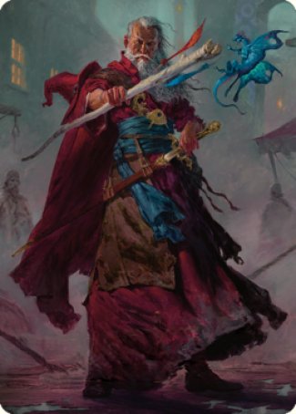 Elminster Art Card (64) [Commander Legends: Battle for Baldur's Gate Art Series] | Gamers Paradise