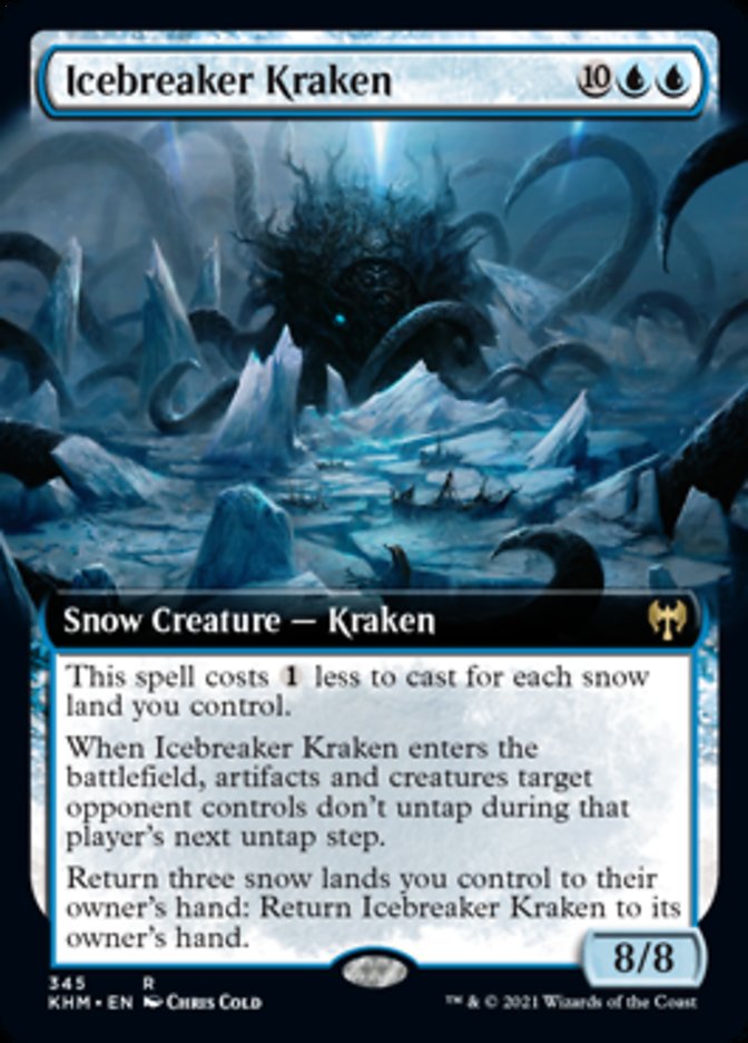 Icebreaker Kraken (Extended Art) [Kaldheim] | Gamers Paradise