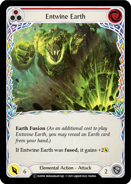 Entwine Earth (Red) [U-ELE094] Unlimited Normal | Gamers Paradise