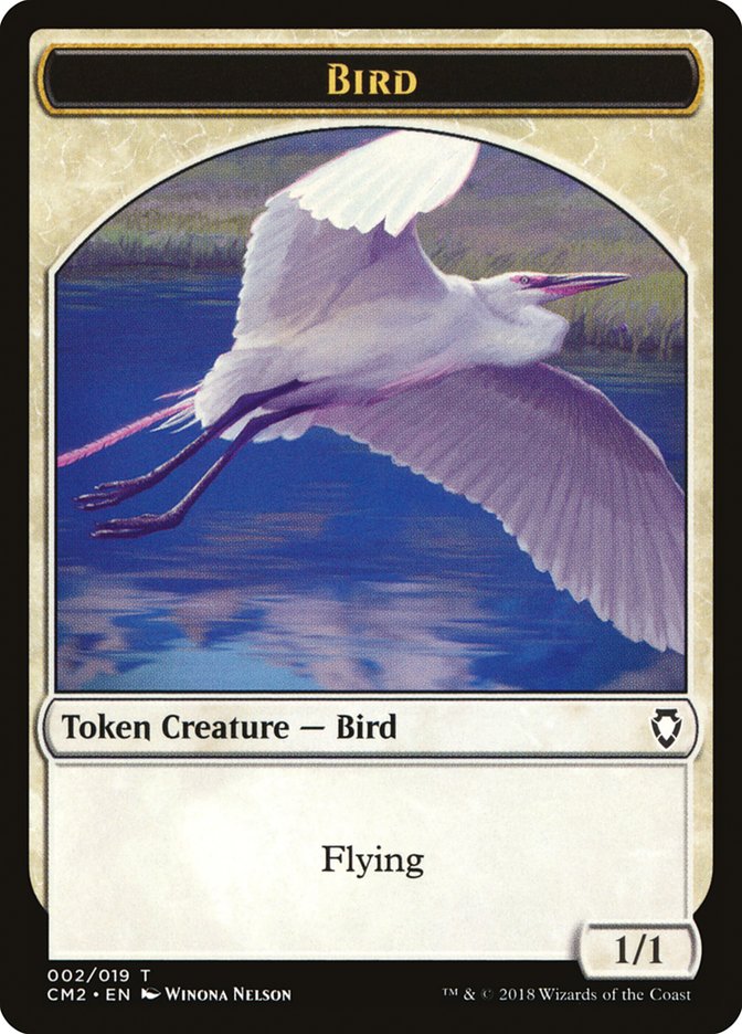 Bird Token [Commander Anthology Volume II Tokens] | Gamers Paradise