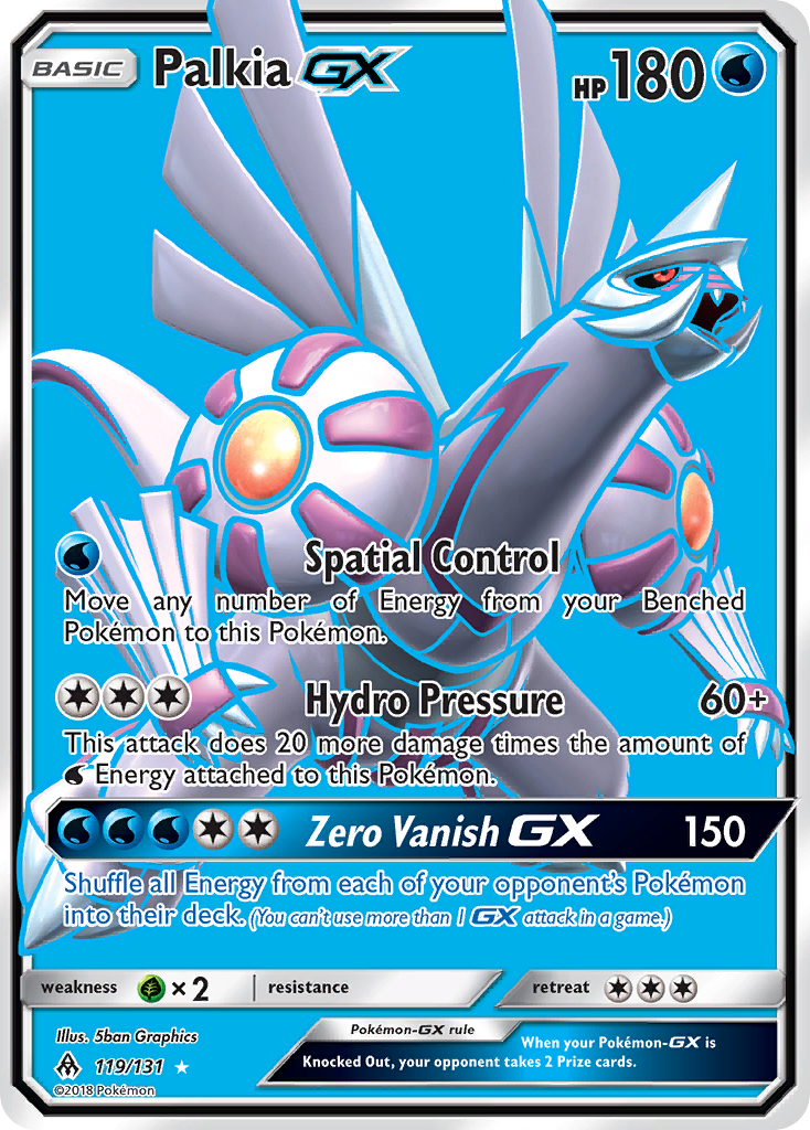 Palkia GX (119/131) [Sun & Moon: Forbidden Light] | Gamers Paradise
