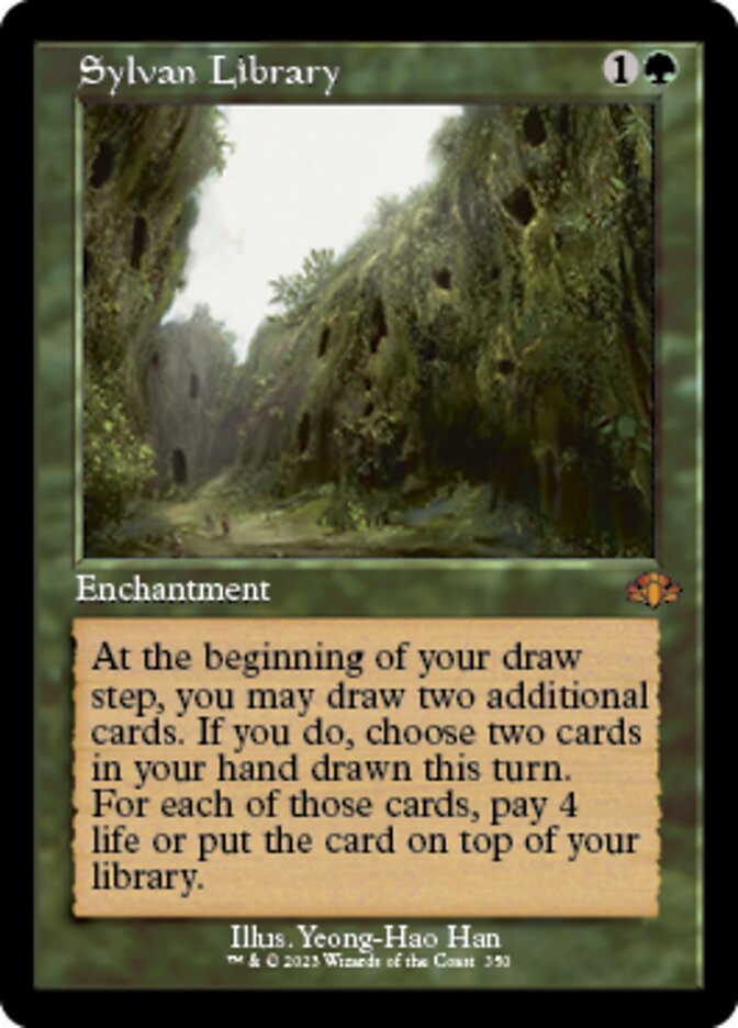 Sylvan Library (Retro) [Dominaria Remastered] | Gamers Paradise