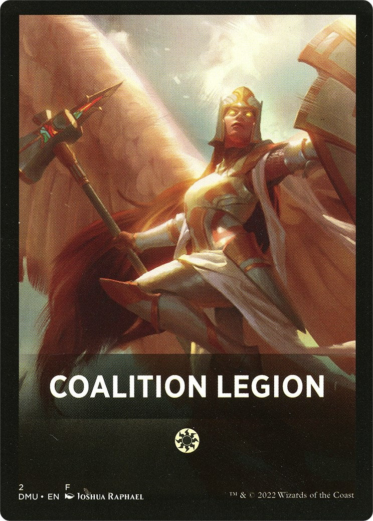 Coalition Legion Theme Card [Dominaria United Tokens] | Gamers Paradise