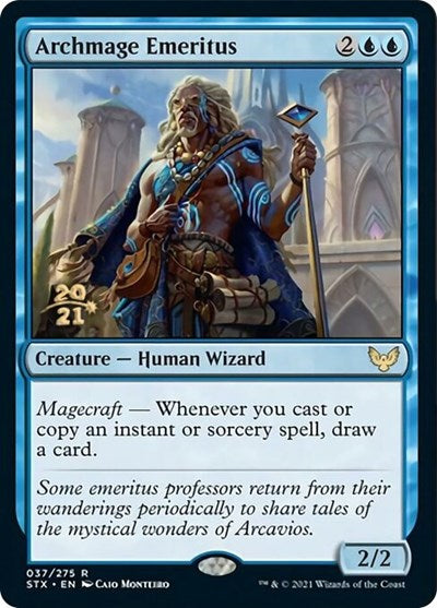 Archmage Emeritus [Strixhaven: School of Mages Prerelease Promos] | Gamers Paradise