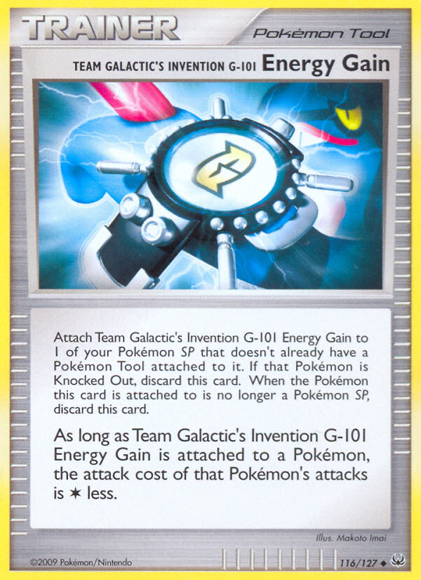 Team Galactic's Invention G-101 Energy Gain (116/127) [Platinum: Base Set] | Gamers Paradise