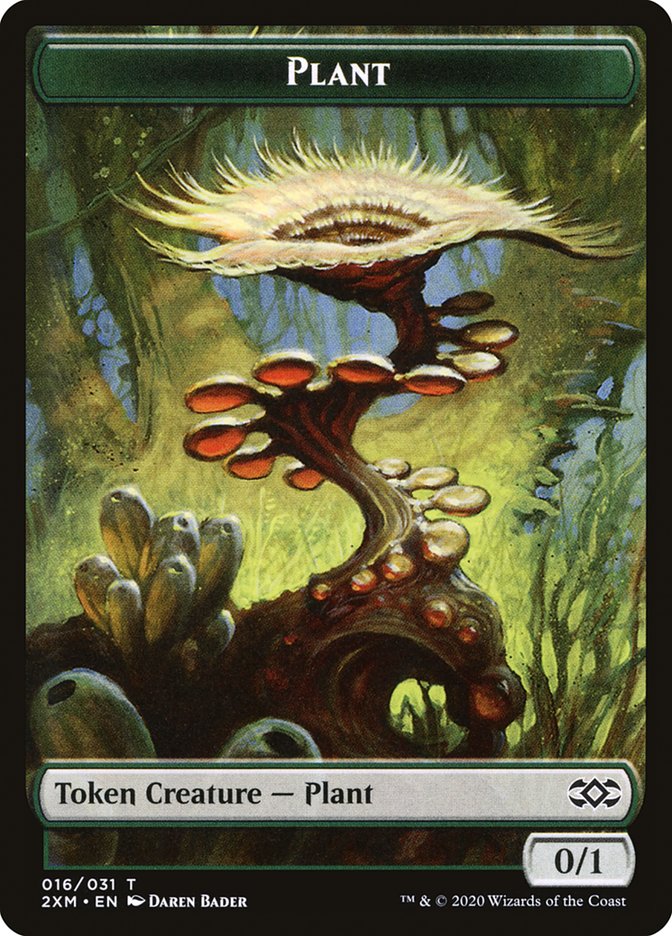 Clue // Plant Double-Sided Token [Double Masters Tokens] | Gamers Paradise