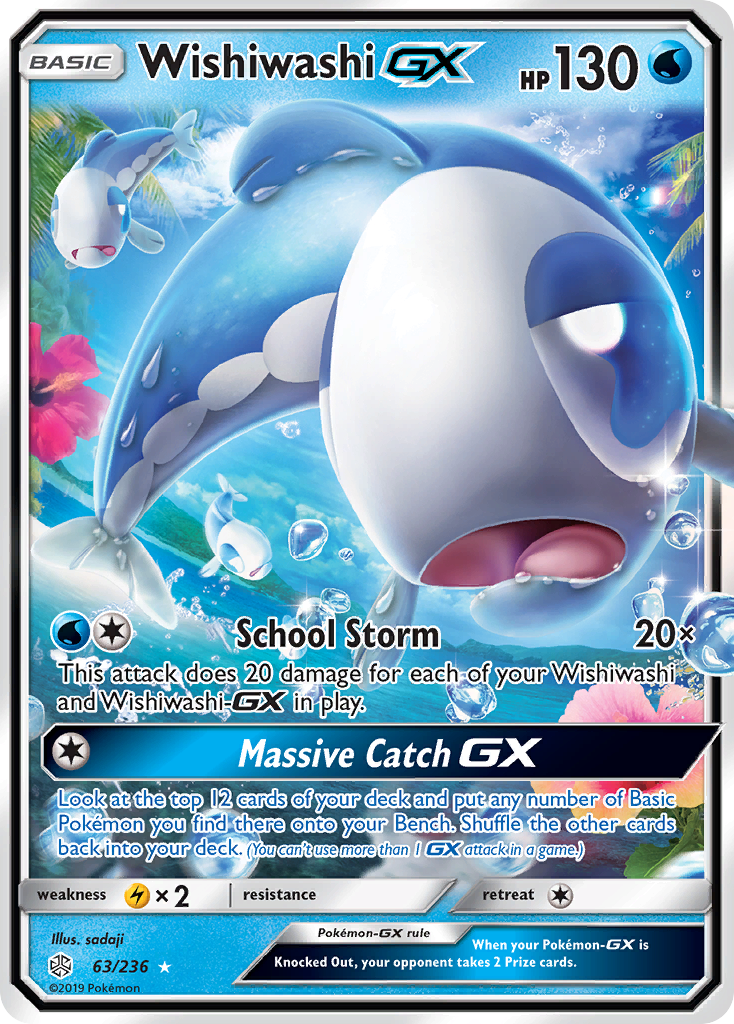 Wishiwashi GX (63/236) [Sun & Moon: Cosmic Eclipse] | Gamers Paradise