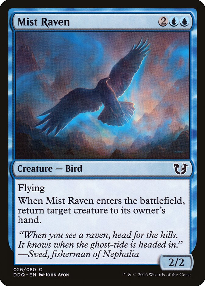 Mist Raven [Duel Decks: Blessed vs. Cursed] | Gamers Paradise