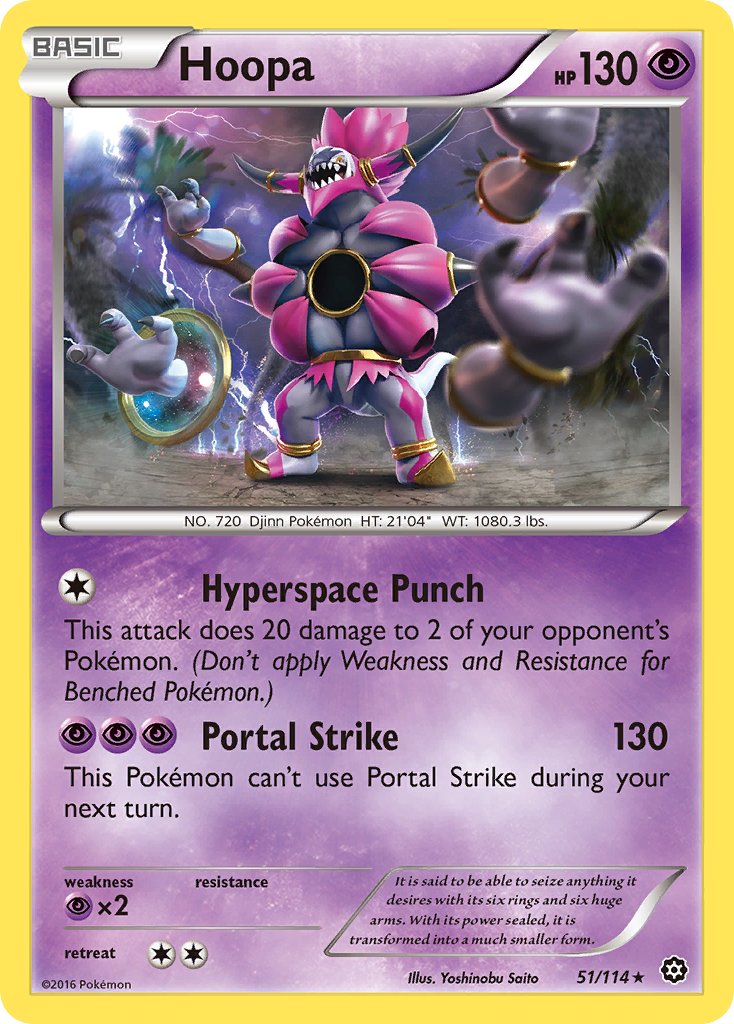 Hoopa (51/114) (Theme Deck Exclusive) [XY: Steam Siege] | Gamers Paradise
