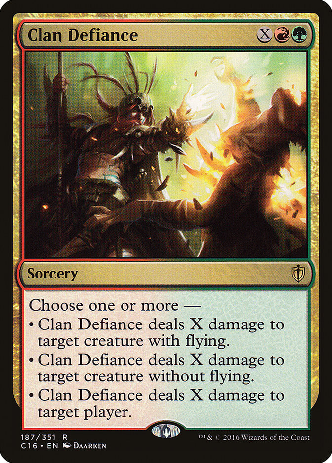 Clan Defiance [Commander 2016] | Gamers Paradise