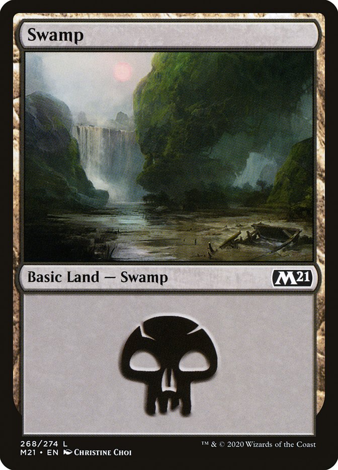 Swamp (268) [Core Set 2021] | Gamers Paradise
