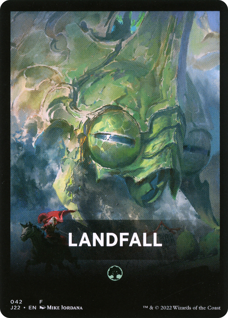 Landfall Theme Card [Jumpstart 2022 Front Cards] | Gamers Paradise