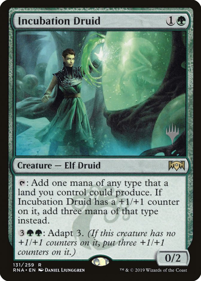 Incubation Druid (Promo Pack) [Ravnica Allegiance Promos] | Gamers Paradise