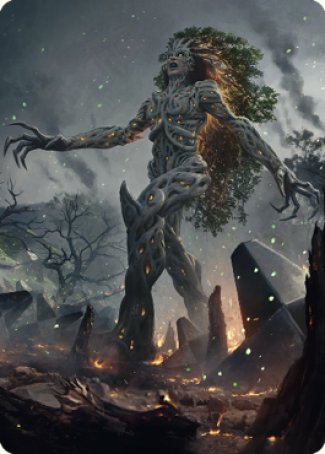 Titania, Gaea Incarnate Art Card [The Brothers' War Art Series] | Gamers Paradise