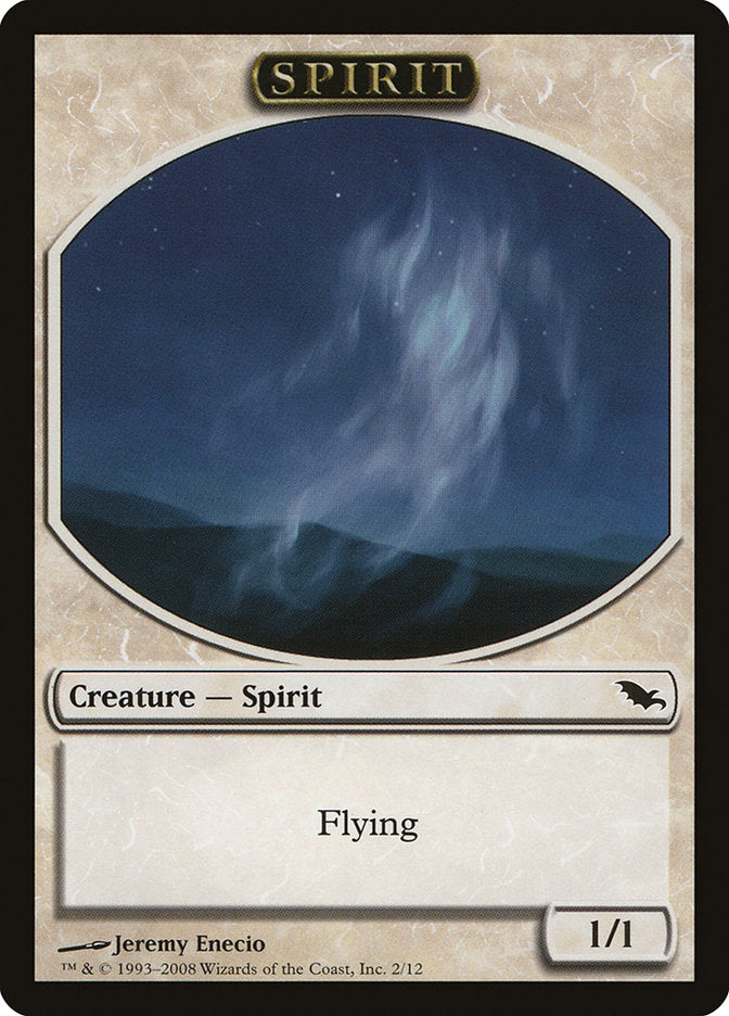 Spirit Token [Shadowmoor Tokens] | Gamers Paradise